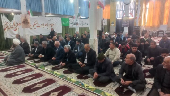 آیین عبادی سیاسی نماز جمعه در شهرستان بدره