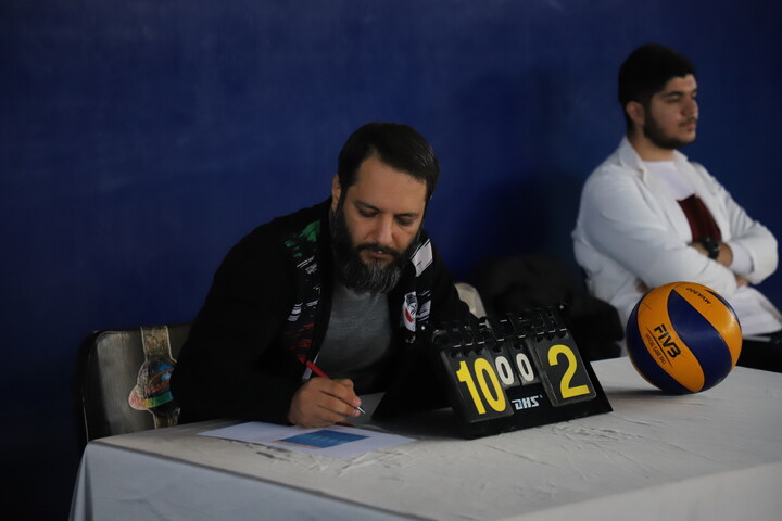 تصاویر / مسابقات رشته والیبال در چهارمین جشنواره فرهنگی ورزشی طلاب استان کردستان