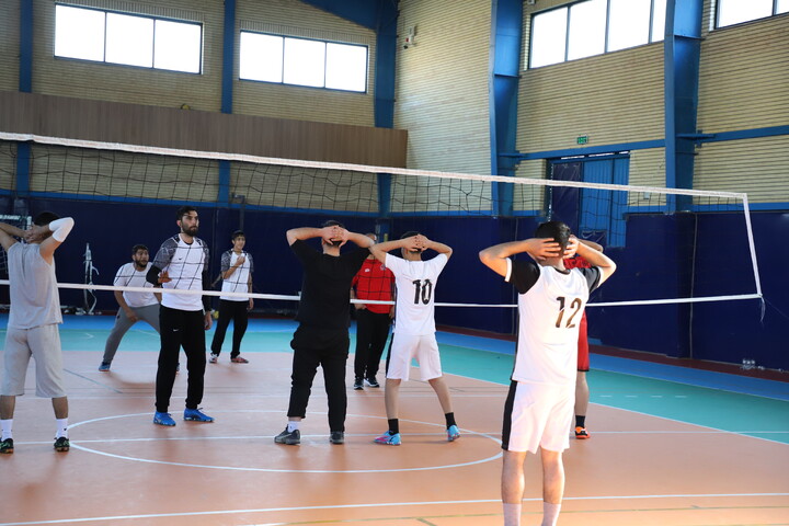 تصاویر / مسابقات رشته والیبال در چهارمین جشنواره فرهنگی ورزشی طلاب استان کردستان