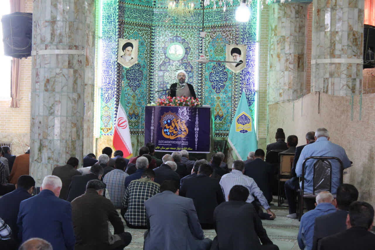 تصاویر/ برگزاری نماز جمعه شهرستان خاتم