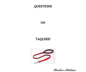 Questions on Taqleed