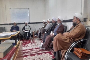 مدیر حوزه علمیه کرمانشاه از مدرسه علمیه حضرت ولی‌عصر(عج) شهرستان کنگاور بازدید کرد+عکس