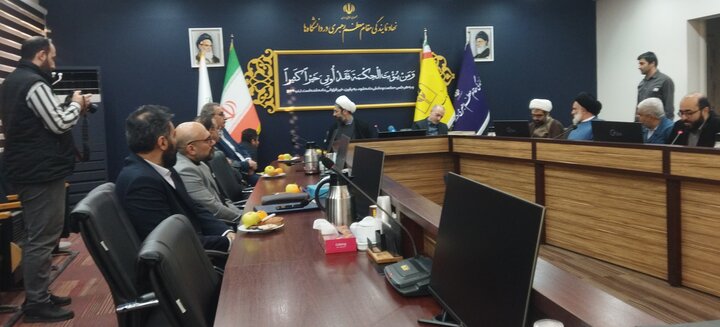 تصاویر/ نشست همکاری نهاد نمایندگی مقام معظم رهبری در دانشگاه ها و بانک پارسیان در زمینه عمره دانشگاهیان