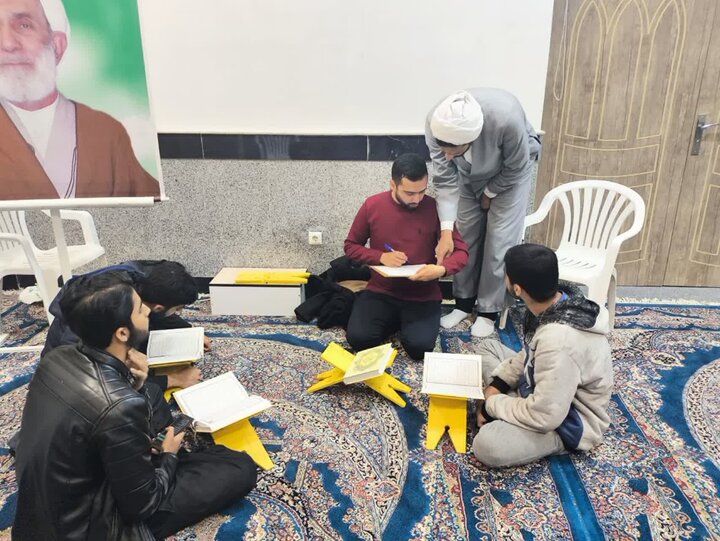 تصاویر/ پایش قرآنی طلاب مدرسه علمیه المهدی(عج) آران و بیدگل