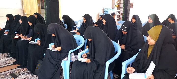 تصاویر/ دوره فن بیان در مدرسه علمیه ریحانه النبی(س) رفسنجان