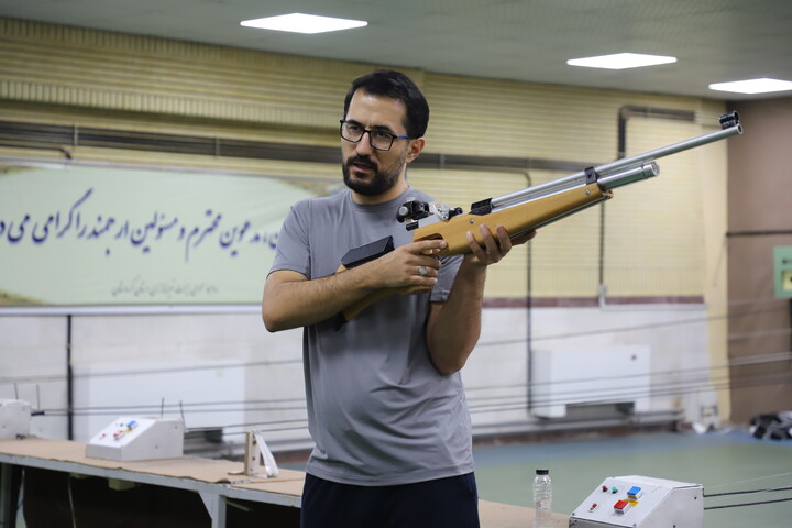 تصاویر/ مسابقات تیر اندازی چهارمین دوره جشنواره فرهنگی و ورزشی طلاب استان کردستان