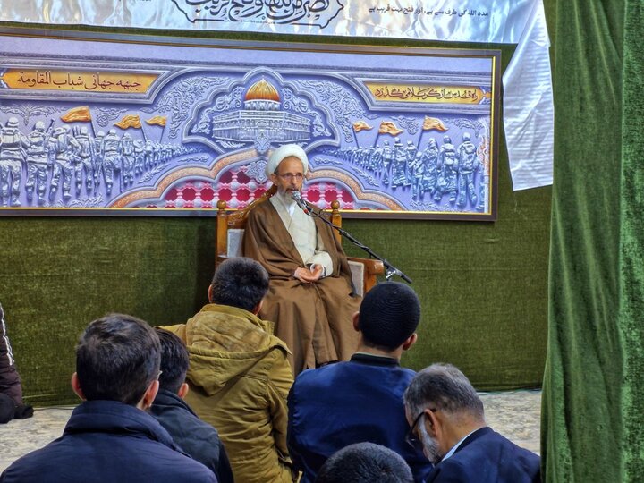 تصاویر/ درس اخلاق آیت‌الله رجبی