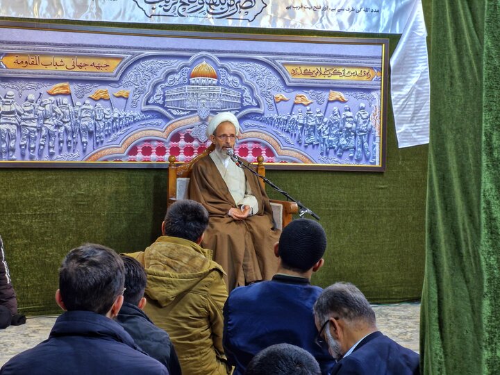 تصاویر/ درس اخلاق آیت‌الله رجبی