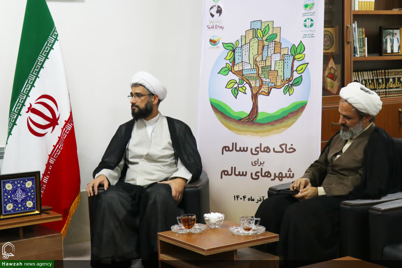 نشست مدیر حوزه علمیه استان گلستان با مسئول نمایندگی ولی فقیه در جهاد کشاورزی استان