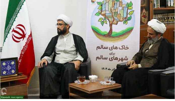 نشست مدیر حوزه علمیه استان گلستان با مسئول نمایندگی ولی فقیه در جهاد کشاورزی استان