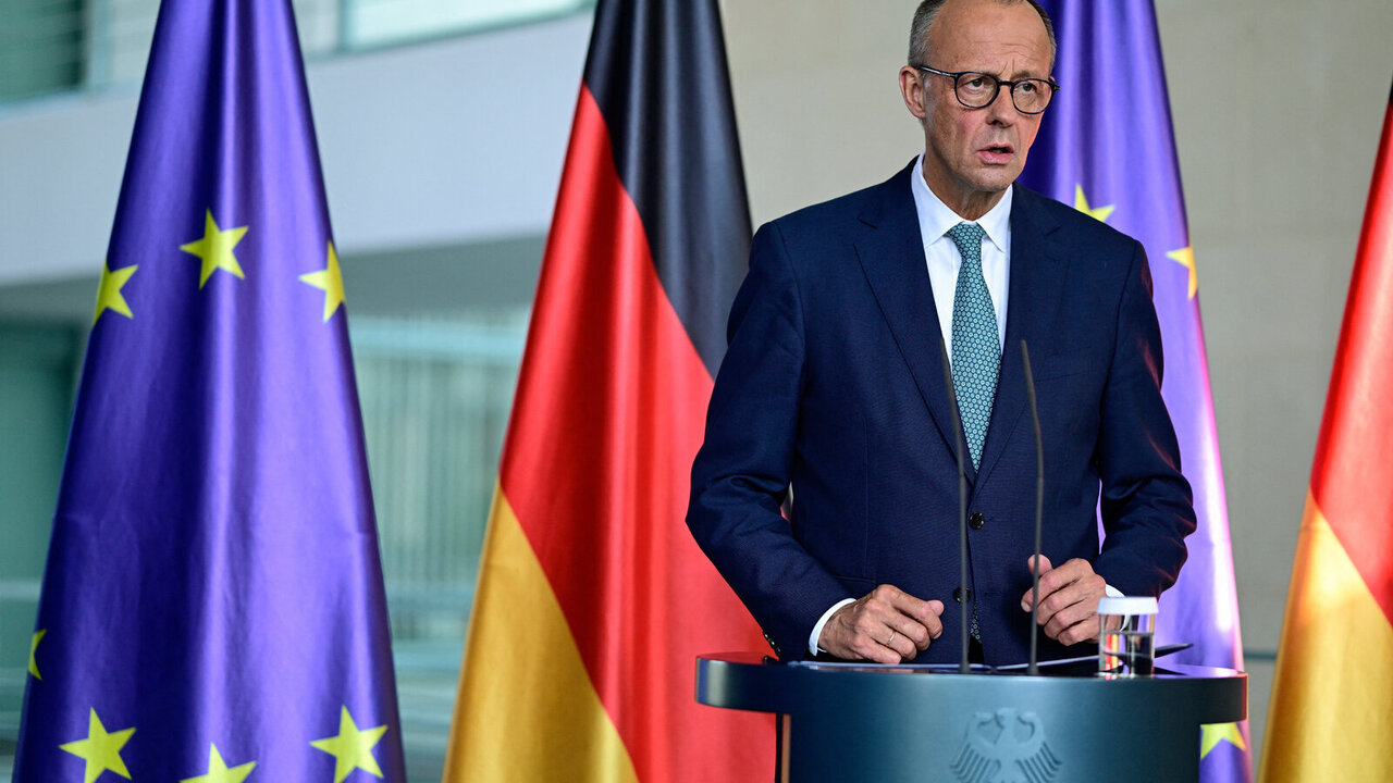 صدراعظم آلمان به اسرائیل رفت؛ مردم اعتراض کردند