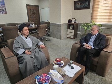دیدار مدیرکل خدمات حوزه علمیه آذربایجان شرقی با معاون هماهنگی امور اقتصادی استاندار