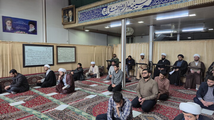 تصاویر/ آزمون استادی طلاب ممتاز مدارس علمیه منطقه کاشان