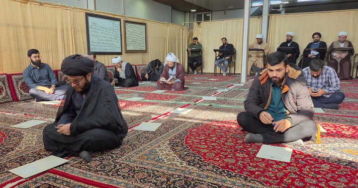 تصاویر/ آزمون استادی طلاب ممتاز مدارس علمیه منطقه کاشان