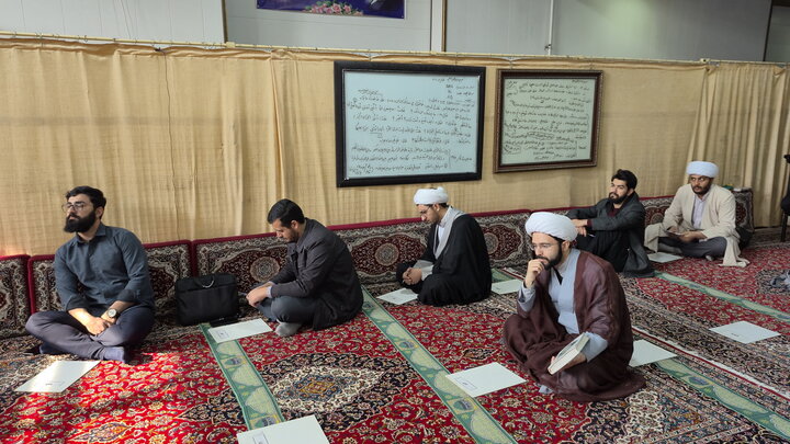 تصاویر/ آزمون استادی طلاب ممتاز مدارس علمیه منطقه کاشان