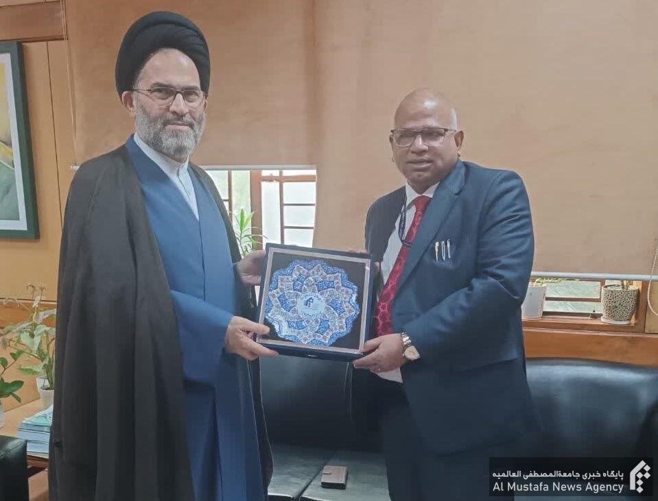 دیدار روسای نمایندگی جامعةالمصطفی و دانشگاه همدرد هندوستان
