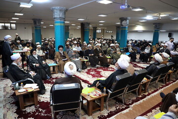 تصاویر/ نشست اساتید تفسیر حوزه‌های علمیه با حضور آیت الله اعرافی