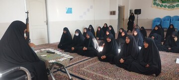 تصاویر/ کارگاه آموزشی طلاب بسیجی مدرسه علمیه الزهرا(س) شهداد