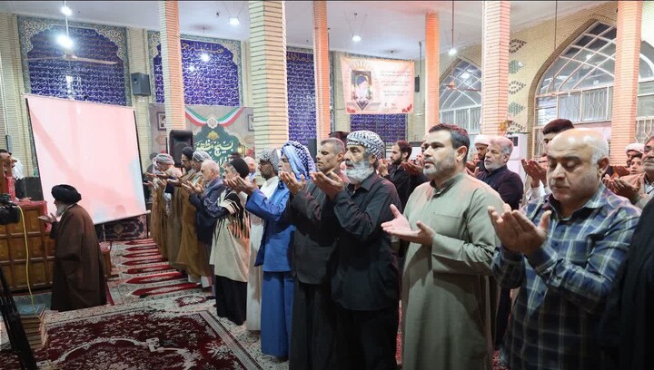 تصاویر/حضور  آیت‌الله سید محمدعلی موسوی جزایری در یادواره شهدای مسجد زین‌العابدین(ع) پایگاه شهیدهویزه در منطقه حصیرآباد اهواز