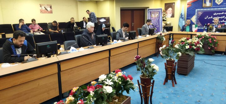 تصاویر/ نشست خبری مدیر شبکه رادیویی قرآن