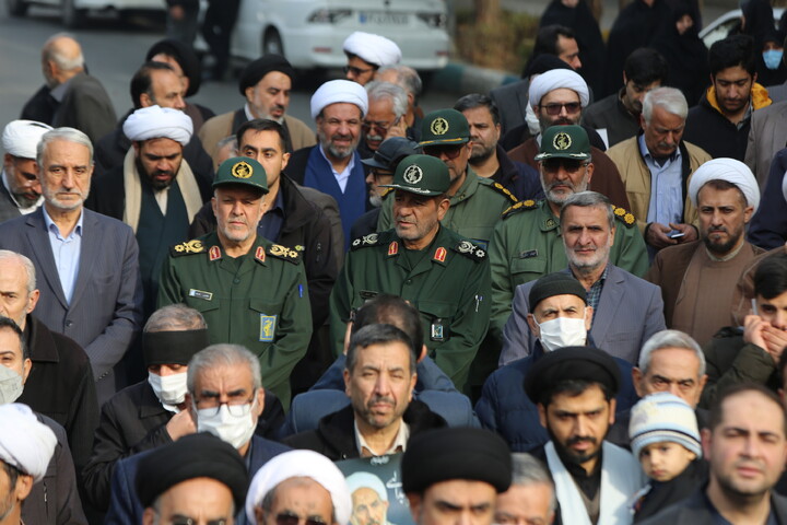 مراسم تشییع مرحوم حجت الاسلام والمسلمین عبدالجواد عبدالهی در اصفهان
