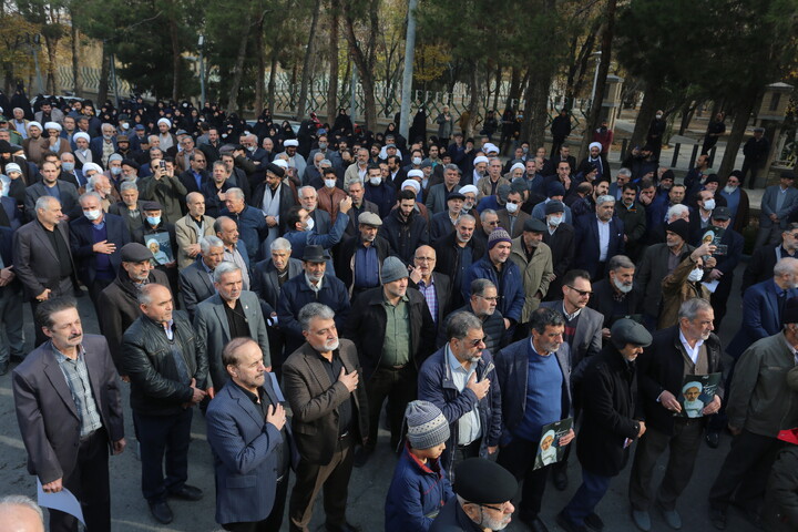 مراسم تشییع مرحوم حجت الاسلام والمسلمین عبدالجواد عبدالهی در اصفهان
