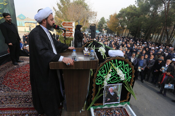 مراسم تشییع مرحوم حجت الاسلام والمسلمین عبدالجواد عبدالهی در اصفهان
