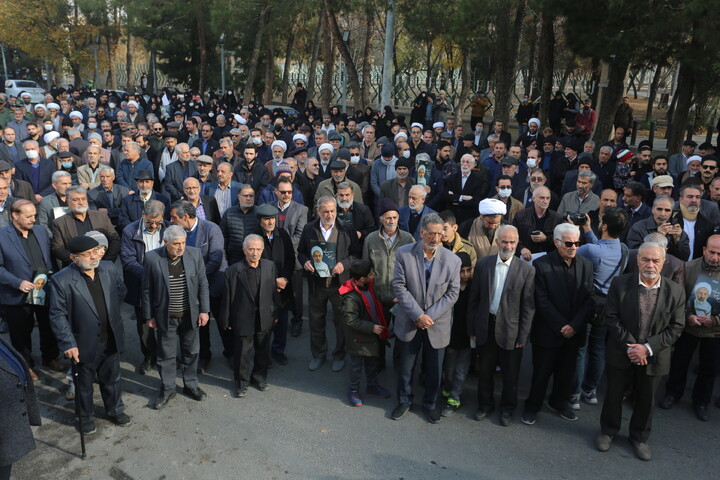 مراسم تشییع مرحوم حجت الاسلام والمسلمین عبدالجواد عبدالهی در اصفهان

