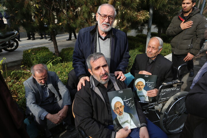 مراسم تشییع مرحوم حجت الاسلام والمسلمین عبدالجواد عبدالهی در اصفهان
