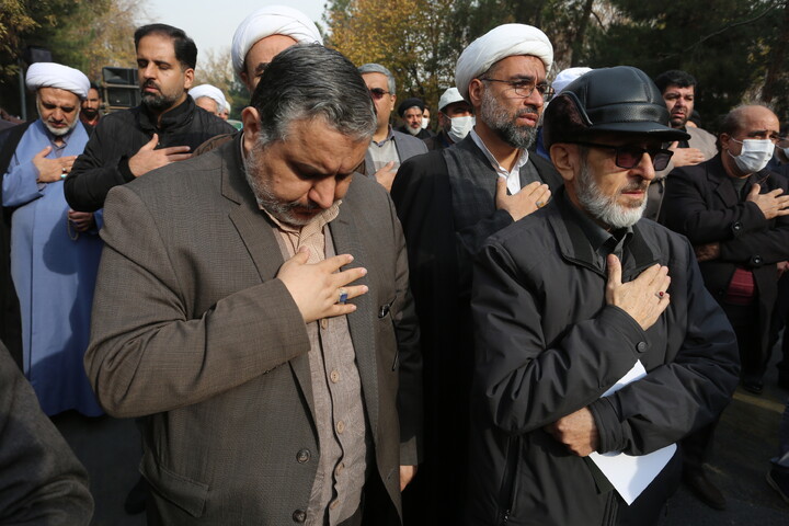 مراسم تشییع مرحوم حجت الاسلام والمسلمین عبدالجواد عبدالهی در اصفهان
