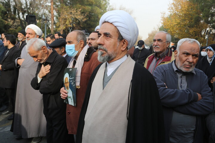 مراسم تشییع مرحوم حجت الاسلام والمسلمین عبدالجواد عبدالهی در اصفهان
