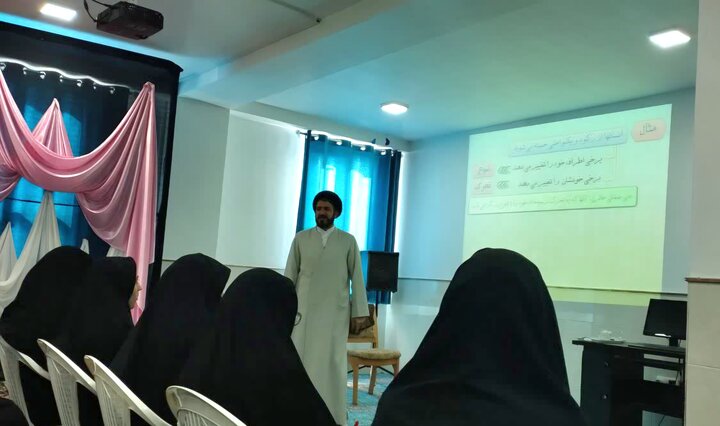 تصاویر/ برگزاری کارگاه مهدویت در مدرسه علمیه فاطمه بیاض
