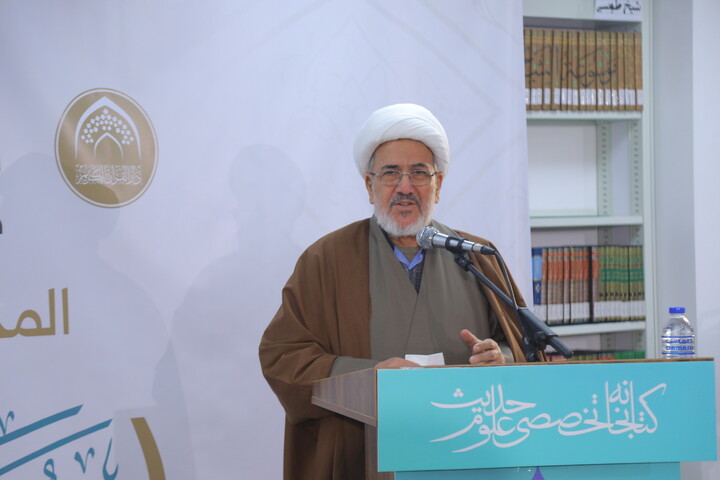 تصاویر / مراسم رونمایی از موسوعه ۶۰ جلدی دانشنامه قرآنی اهل‌بیت (ع)