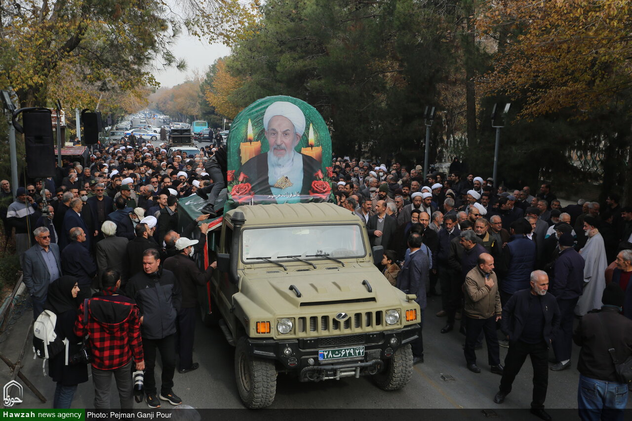 حجت الاسلام و المسلمین عبداللهی در خانه ابدی آرام گرفت+ تصاویر