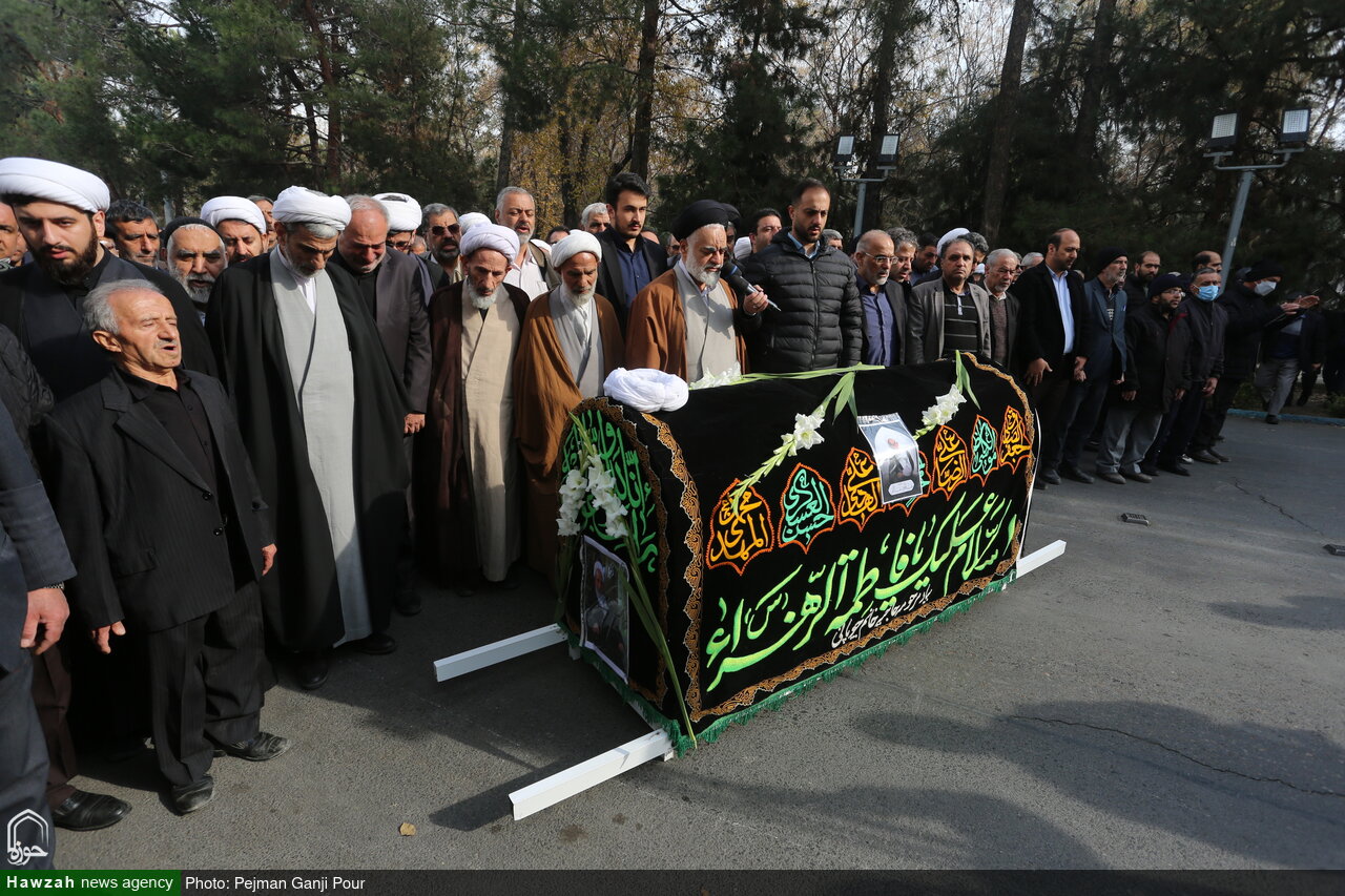 حجت الاسلام و المسلمین عبداللهی در خانه ابدی آرام گرفت+ تصاویر