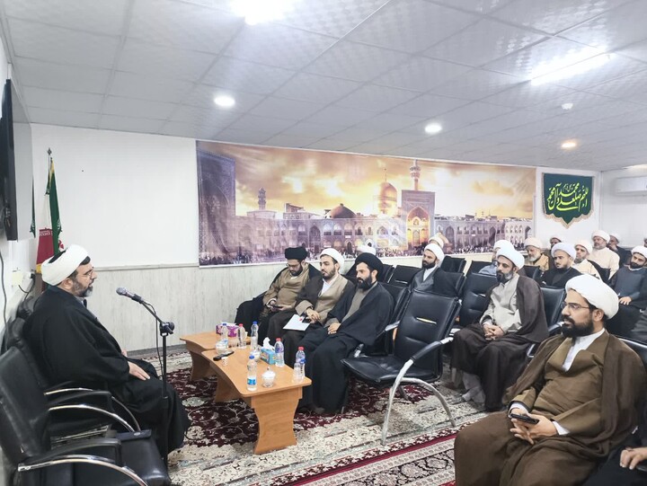 تصاویر/اجلاسیه مدیران حوزه علمیه خوزستان با محوریت رتبه بندی مدارس علمیه استان