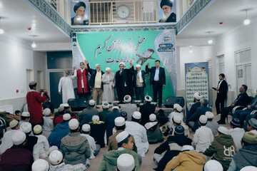 تصاویر/ محفل انس با قرآن کریم در مدرسه علمیه امام صادق علیه‌السلام شهر انبارآلوم