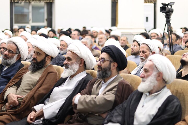 تصاویر/ گردهمایی طلاب و فضلای کاشان و آران و بیدگل و نطنز