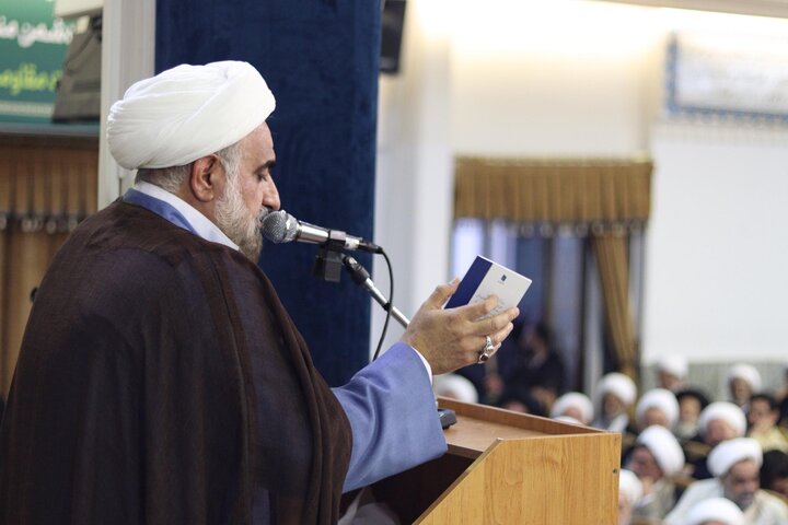 تصاویر/ گردهمایی طلاب و فضلای کاشان و آران و بیدگل و نطنز