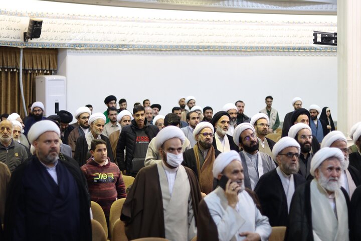 تصاویر/ گردهمایی طلاب و فضلای کاشان و آران و بیدگل و نطنز