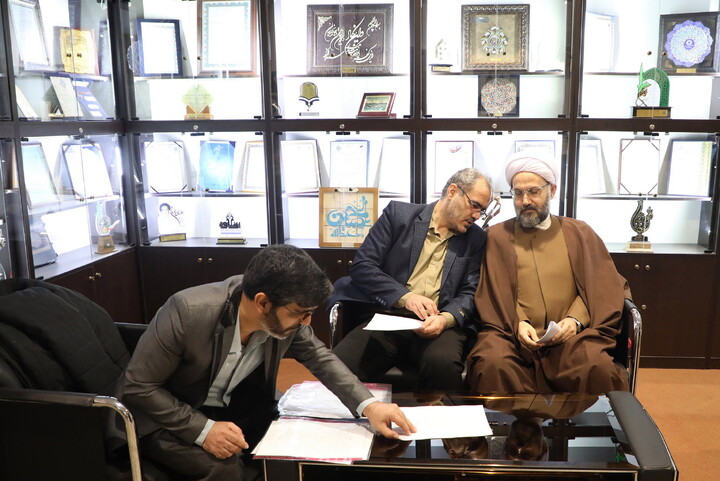 تصاویر/ نشست خبری شانزدهمین جشنواره علامه حلی و هفته پژوهش