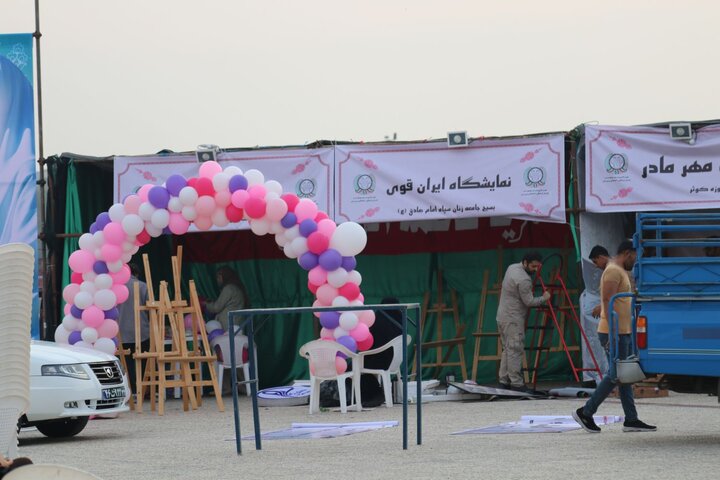 برپایی مواکب بوشهر جهت پذیرایی در مراسم جشن میلاد حضرت زهرا س