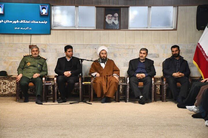 تصاویر/ جلسه راهبری ستاد اعتکاف شهرستان خوی