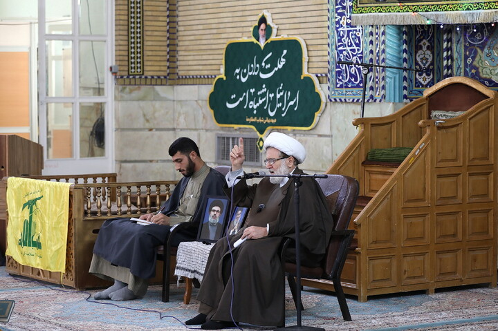 تصاویر/ بزرگداشت شهدای مقاومت حزب الله لبنان در مدرسه معصومیه قم