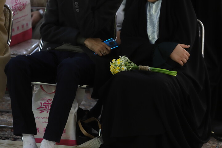 تصاویر/ جشن ازدواج ۷۳۰ زوج دانشجودر حرم مطهر حضرت فاطمه معصومه(س)