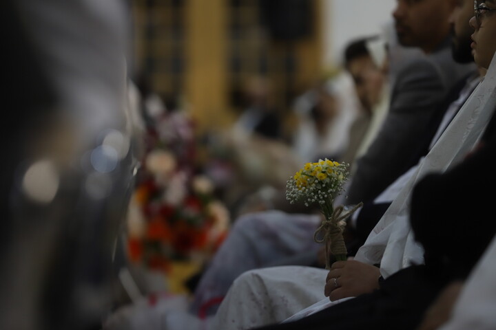 تصاویر/ جشن ازدواج ۷۳۰ زوج دانشجودر حرم مطهر حضرت فاطمه معصومه(س)