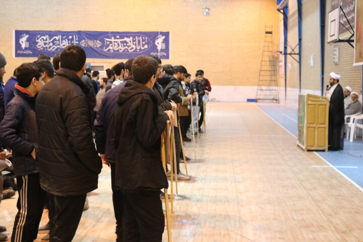 تصاویر/ افتتاحیه چهارمین جشنواره فرهنگی ورزشی طلاب بسیجی استان سمنان