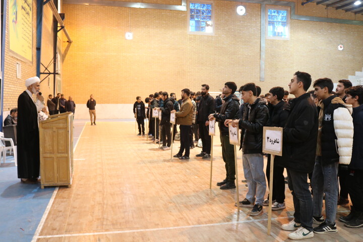 تصاویر/ افتتاحیه چهارمین جشنواره فرهنگی ورزشی طلاب بسیجی استان سمنان