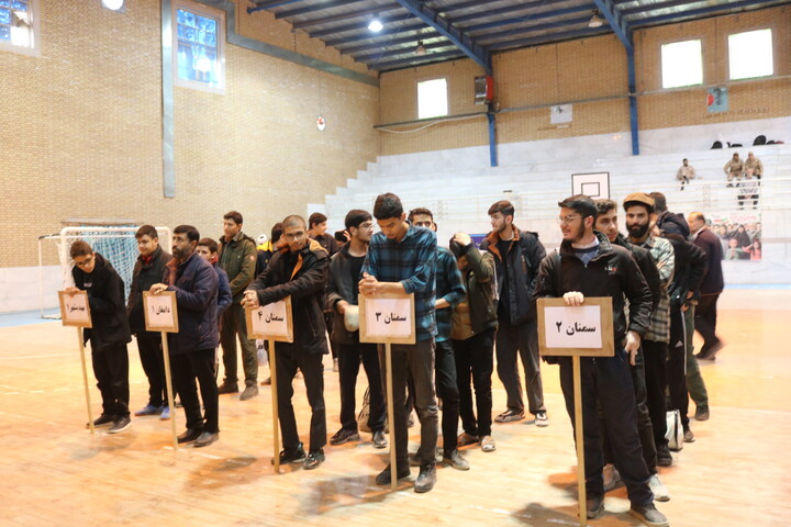 تصاویر/ افتتاحیه چهارمین جشنواره فرهنگی ورزشی طلاب بسیجی استان سمنان