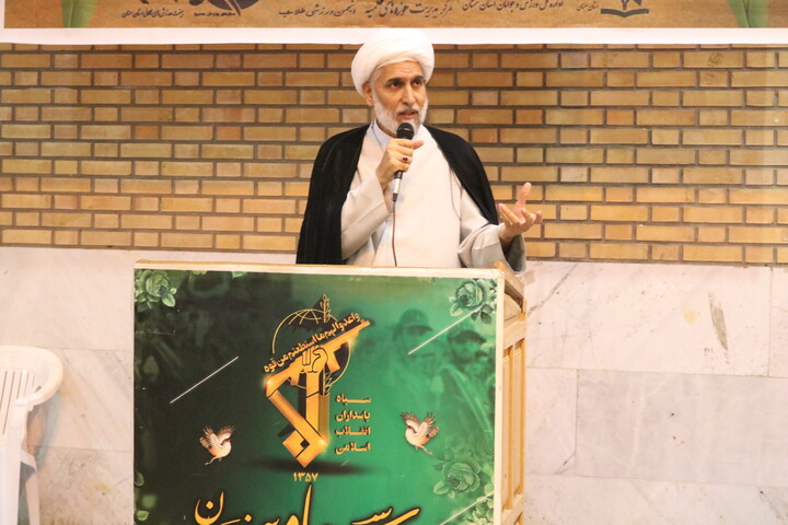 تصاویر/ افتتاحیه چهارمین جشنواره فرهنگی ورزشی طلاب بسیجی استان سمنان